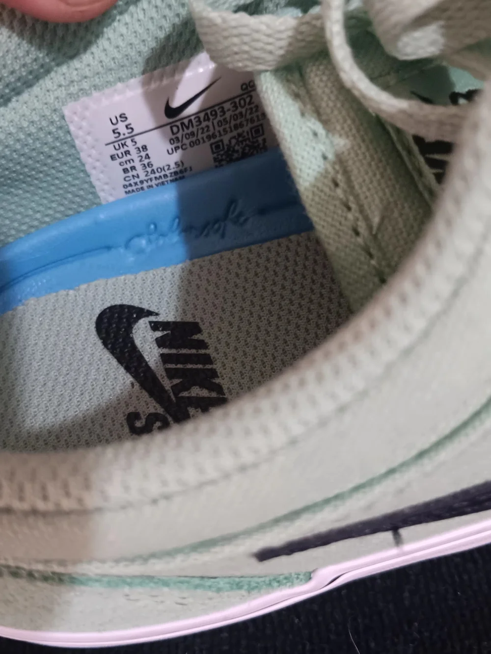 Nike Kids Mint Green Sneakers